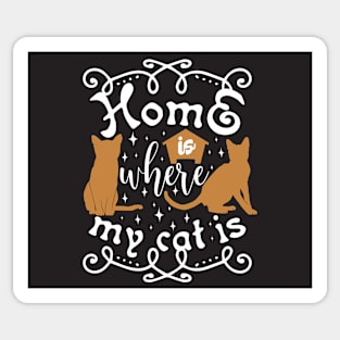 Home Cat Sticker